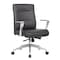 Boss Office Products Executive Chair - Aluminum Arms B8886AL-AMBK - alternate 1